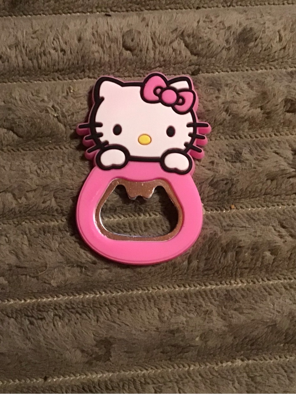 Sanrio Hello Kitty Pink and White Bottle Opener with Bow